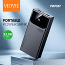 POWER BANK VIDVIE PB7027 — 20.000 mAh / CARGA RÁPIDA 22.5 W