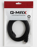 CABLE HDMI Q-MAX QCC-06 6FT—ALTA VELOCIDAD PARA TV, PC Y CONSOLAS