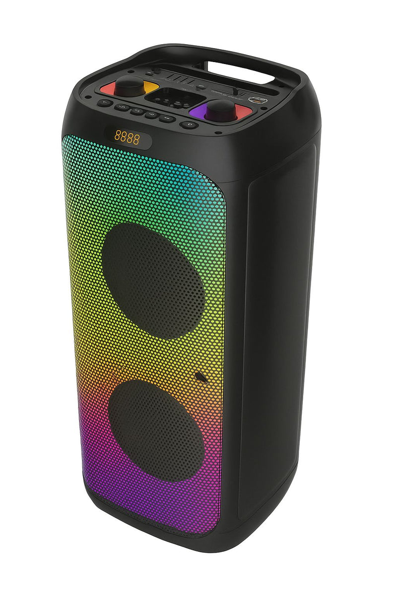 BOCINA BLUETOOTH MAMBO (MB-042) – POTENCIA Y ESTILO CON LUCES LED