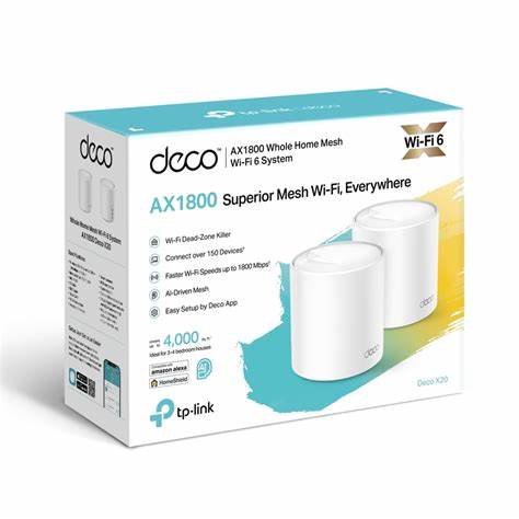 ROUTER TP-LINK DECO X20 WI-FI 6 MESH AX1800