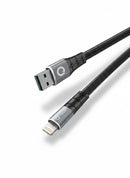 CABLE QTUQIN QD101 USB-A A LIGHTNING CON SALIDA DE 2.4A.