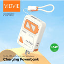 POWER BANK VIDVIE CARGA INALAMRBICA  (PB7023)