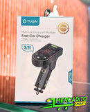 CARGADOR DE CARRO QTUQIN QC38 – TRANSMISOR FM MULTIFUNCIONAL