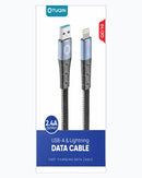 CABLE QTUQIN QD101 USB-A A LIGHTNING CON SALIDA DE 2.4A.