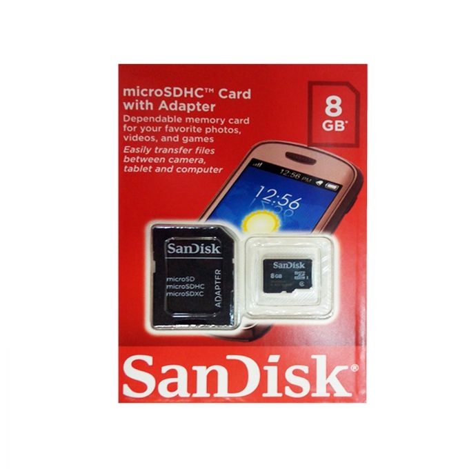 Memoria MicroSD Sandisk (8GB)
