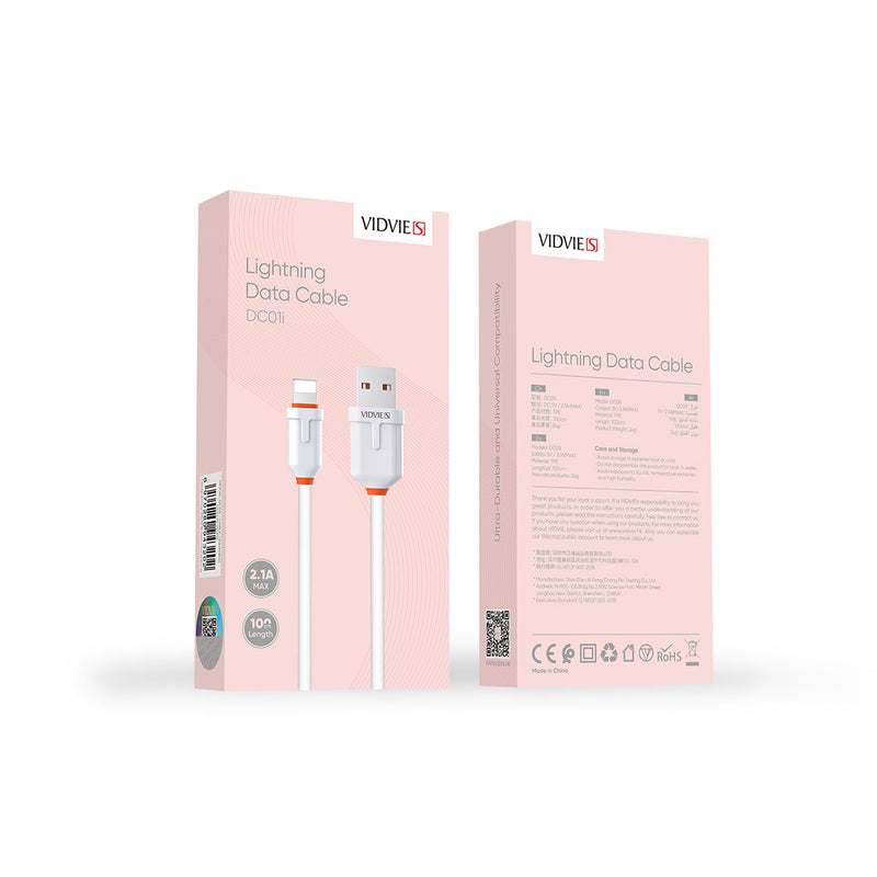 CABLE VIDVIE LIGHTNING DE DATOS