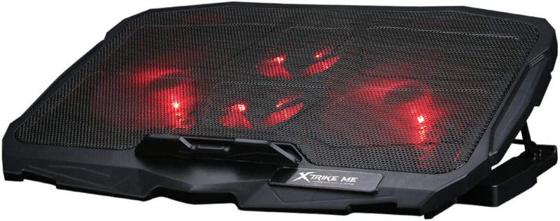 Xtrike Me FN-802 - Sistema de refrigeración para portátiles con retroiluminación roja