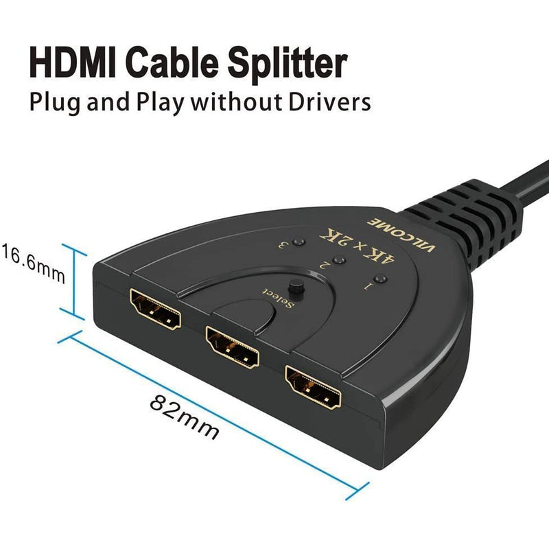 HDMI SWITCH 3 EN 1 1080P ( DD433-C )