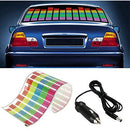 Pegatina de coche con luces LED de colores activadas por sonido