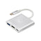 HUB TIPO C 3 EN 1 (USB 3.0 HDMI-PD) UNNO HB1101SV