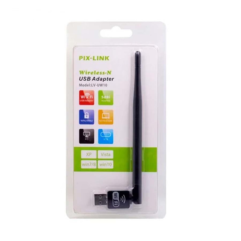 ADAPTADOR USB WIFI (PIX LINK WIRELESS-N LV UW10)