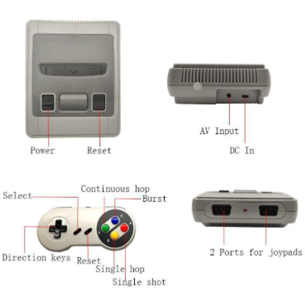 Gameboy Eony 3000 juegos clásicos