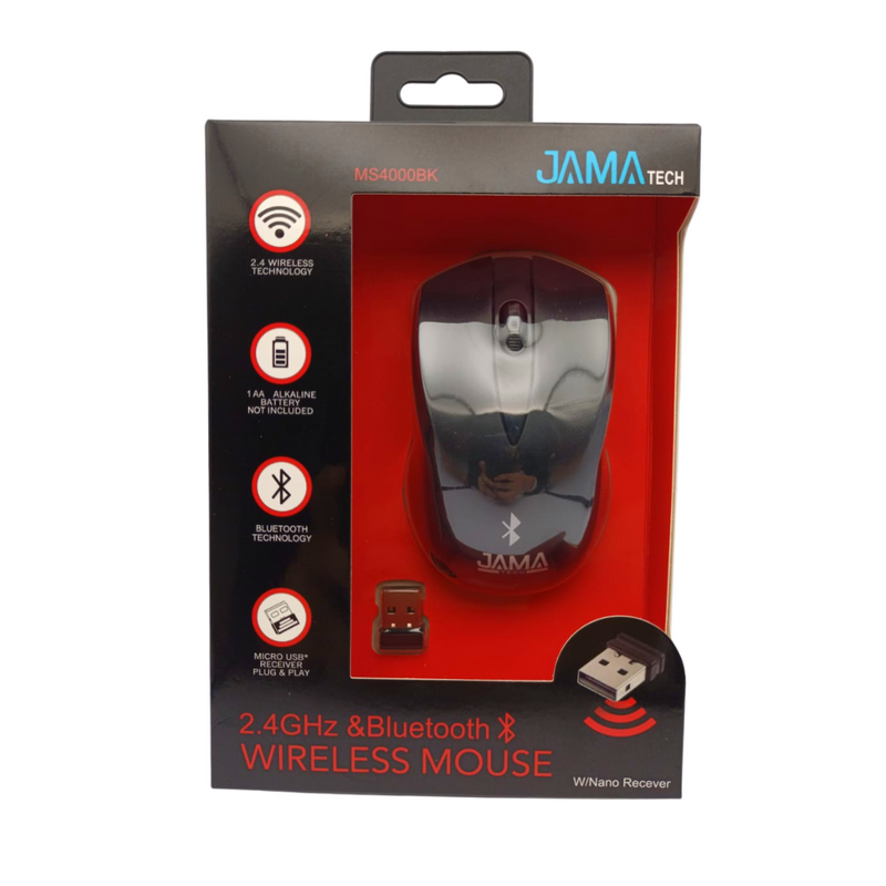 MOUSE COMBO BLUETOOTH E INALAMBRICO JAMATECH