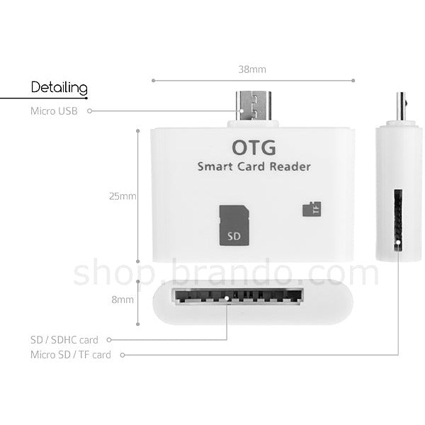 ADAPTADOR OTG MICRO (SD Y MICRO SD)