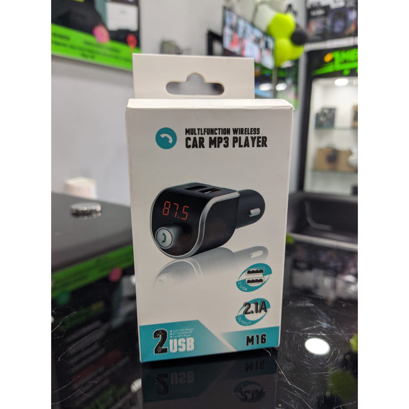 Cargador Bluetooth Mp3 con 2 puertos para vehículos