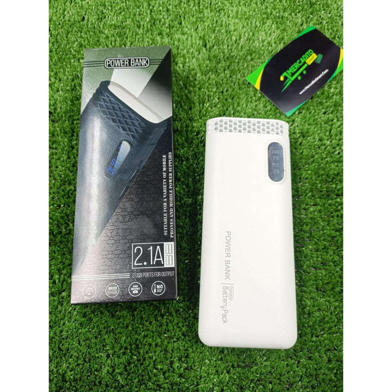 POWER BANK 2.1A ( 2 ENTRADAS USB )