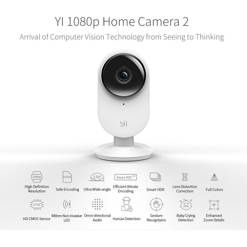  Sistema de vigilancia YI, cámara 1080 p, sistema de