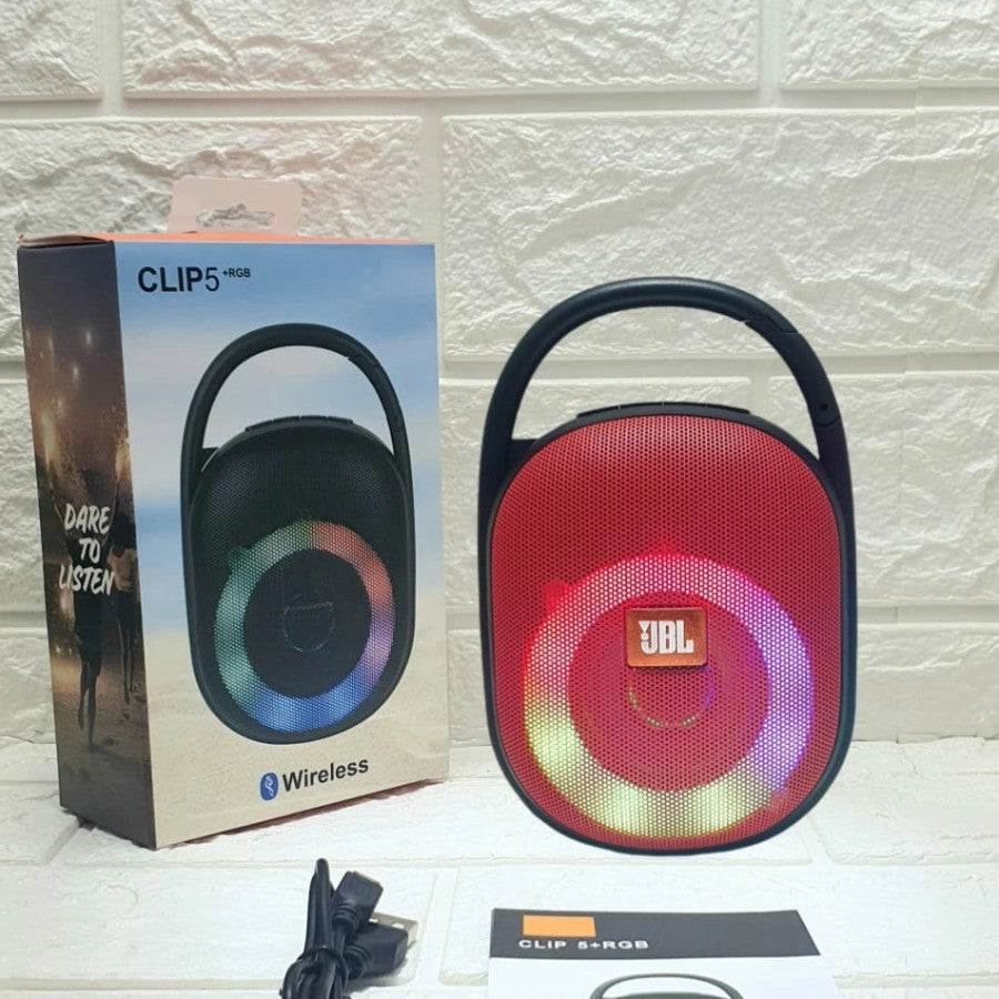 Bocina Jbl Clip Pro 5 Aprueba De Agua 5w Bt Rojo