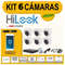 Kit de 6 cámaras de seguridad Full HD