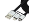 Cable 2/1 Lightning Y Micro USB Unno CB4057SV