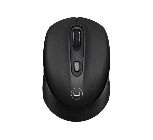 MOUSE INALAMBRICO CONTOUR NEGRO (BK) GRIS (SV) UNNO